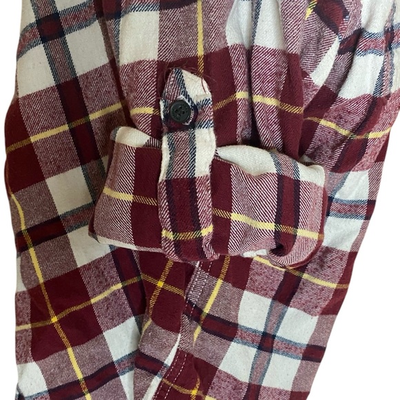 Urban Pipeline Men’s Red Yellow White Plaid Flannel Shirt Sz M‎ - Picture 6 of 7